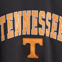 Men's Colosseum Charcoal Tennessee Volunteers Arch & Logo Crew Neck Sweatshirt