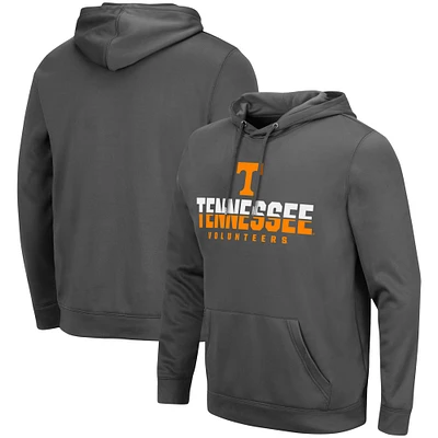 Men's Colosseum Charcoal Tennessee Volunteers Lantern Pullover Hoodie