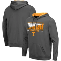 Sweat à capuche Colosseum Charcoal Tennessee Volunteers Slash Stack 2.0 pour homme