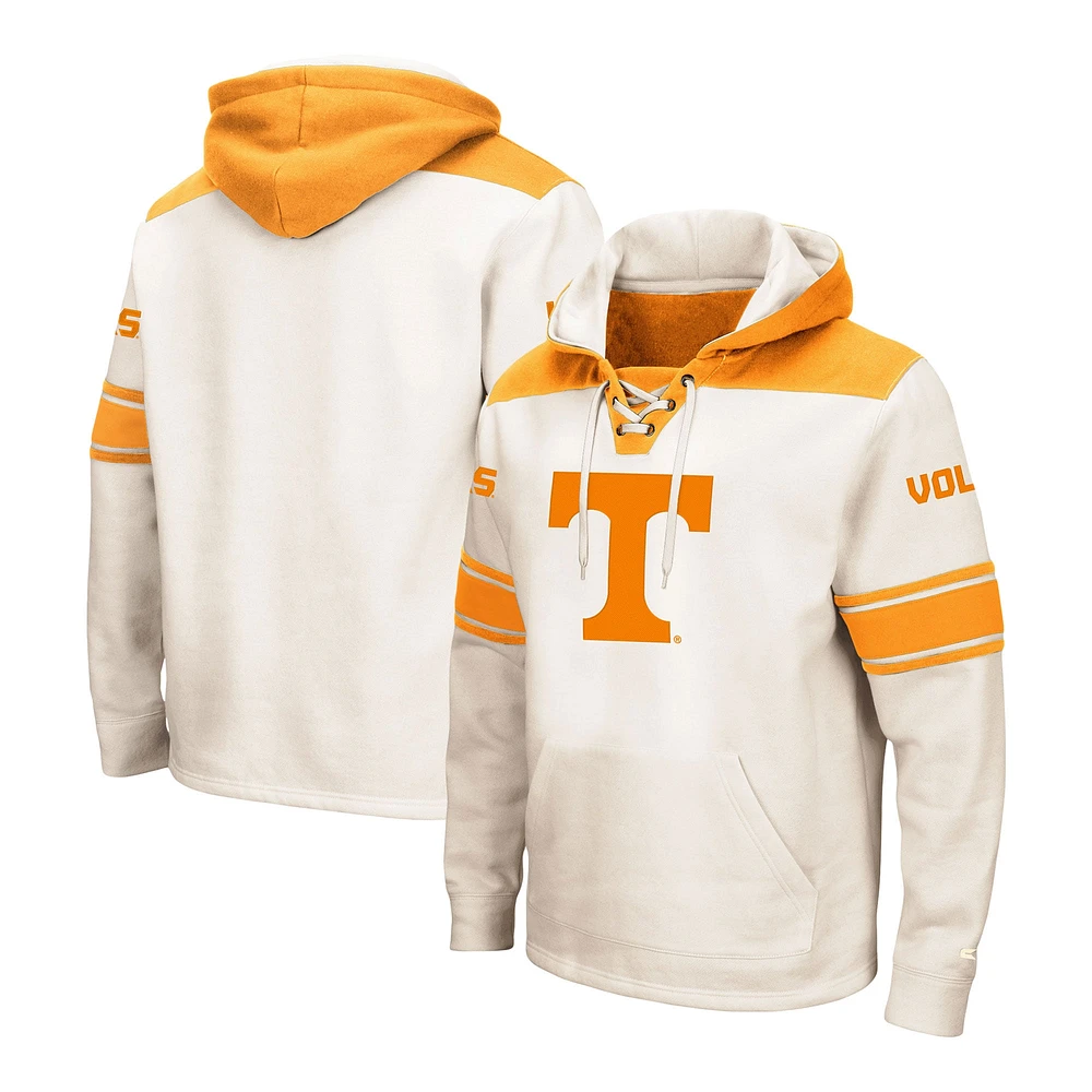 Chandail à capuchon lacets Colosseum Tennessee Volunteers Big & Tall pour hommes, crème