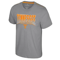 T-shirt gris à double logo pour homme Colosseum Tennessee Volunteers