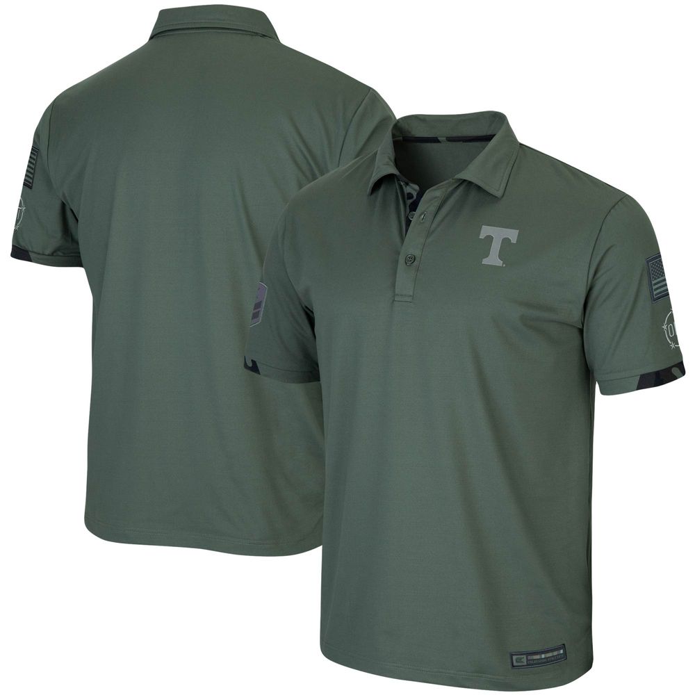 Men's Colosseum Green Tennessee Volunteers OHT Military Appreciation Echo Polo