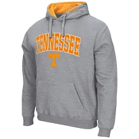 Sweat à capuche gris chiné Colosseum Tennessee Volunteers Arch & Logo 3.0 pour homme