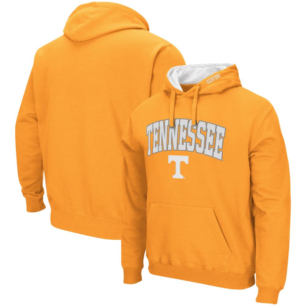 Men's Colosseum Tennessee Orange Volunteers Arch & Logo 3.0 Pullover Hoodie