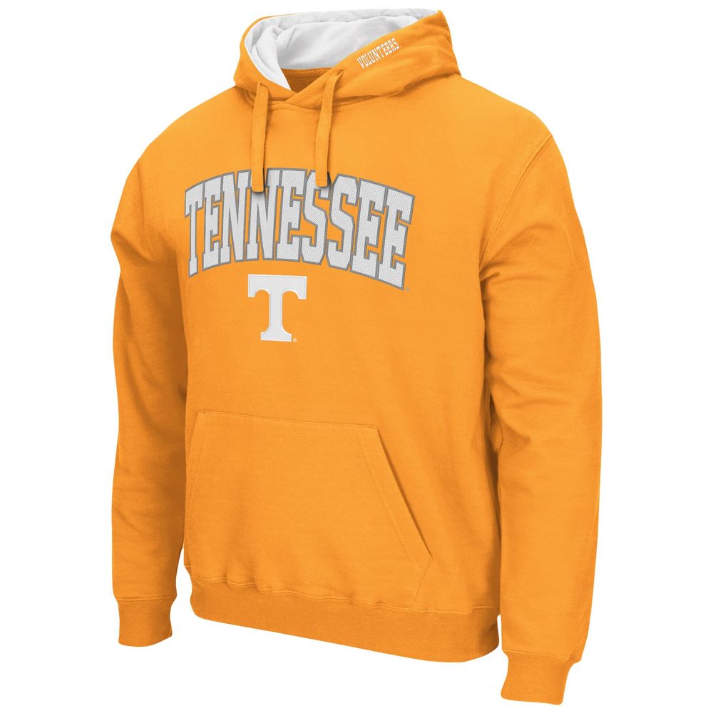 Men's Colosseum Tennessee Orange Volunteers Arch & Logo 3.0 Pullover Hoodie