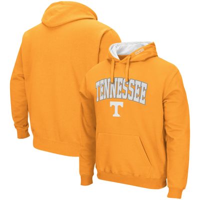 Men's Colosseum Tennessee Orange Volunteers Arch & Logo 3.0 Pullover Hoodie