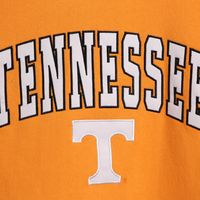 Men's Colosseum Tennessee Orange Volunteers Arch & Logo Crew Neck Sweatshirt