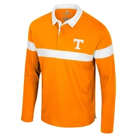 Men's Colosseum  Tennessee Orange Volunteers Too Cool For School Long Sleeve Polo