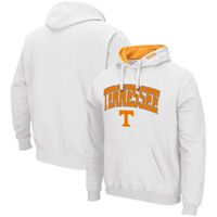 Men's Colosseum White Tennessee Volunteers Arch & Logo 3.0 Pullover Hoodie