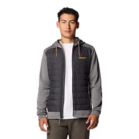 Veste à capuche hybride entièrement zippée Out-Shield pour homme, couleur anthracite/gris, des Tennessee Volunteers de Columbia