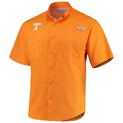 Men's Columbia Tenn Orange Tennessee Volunteers PFG Tamiami Shirt