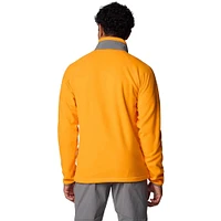 Veste polaire à glissière complète Columbia Tennessee Orange Volunteers Flanker IV pour homme