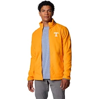 Veste polaire à glissière complète Columbia Tennessee Orange Volunteers Flanker IV pour homme