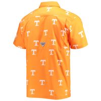 Men's Columbia Tennessee Orange Volunteers Super Slack Tide Omni-Shade Button-Up Shirt