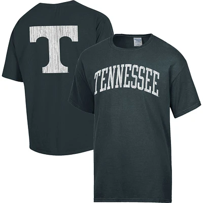 Men's Comfort Wash  Charcoal Tennessee Volunteers Vintage Arch 2-Hit T-Shirt