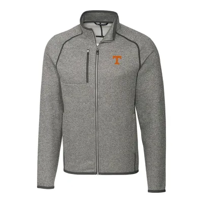 Tennessee Volunteers Cutter & Buck Mainsail Full-Zip Jacket - Gray