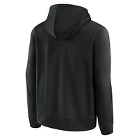 Men's Fanatics Black Tennessee Volunteers Blackout Pullover Hoodie