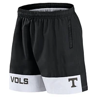 Men's Fanatics Black Tennessee Volunteers Elements Intensity Woven Shorts