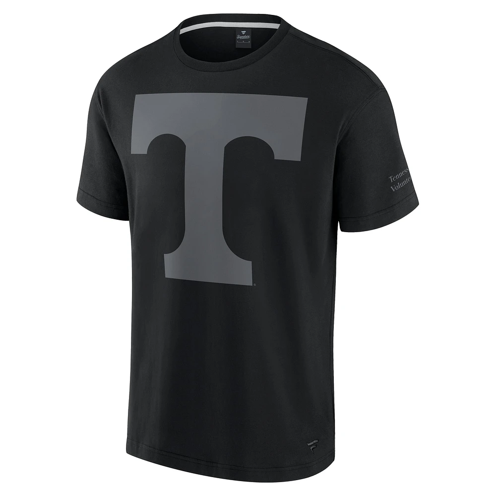 Men's Fanatics Black Tennessee Volunteers Iconic T-Shirt