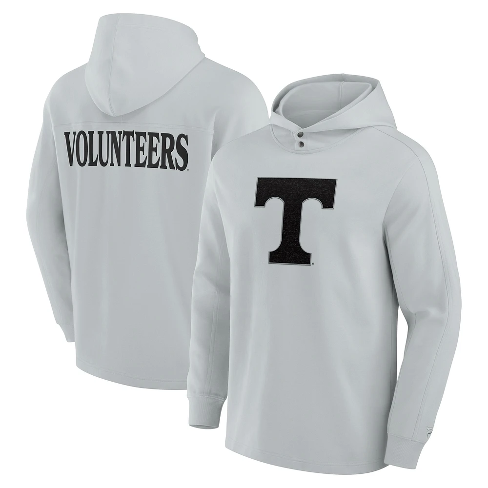 Sweat à capuche tri-blend Blaze gris pour homme de la collection Fanatics Tennessee Volunteers