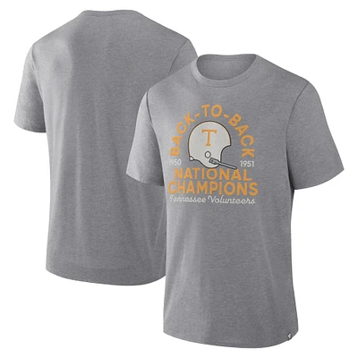 T-shirt tri-blend Dynamic Showdown pour homme, gris, fanatiques, Tennessee Volunteers