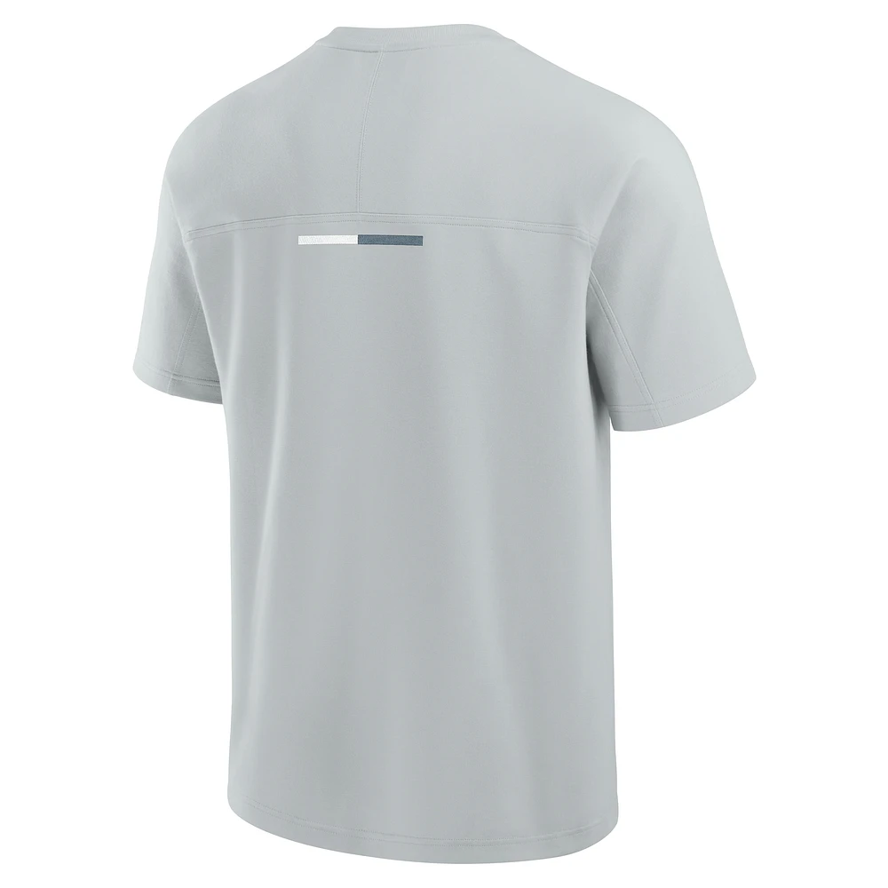 T-shirt à manches longues Flex Tri-Blend pour homme, gris, Tennessee Volunteers