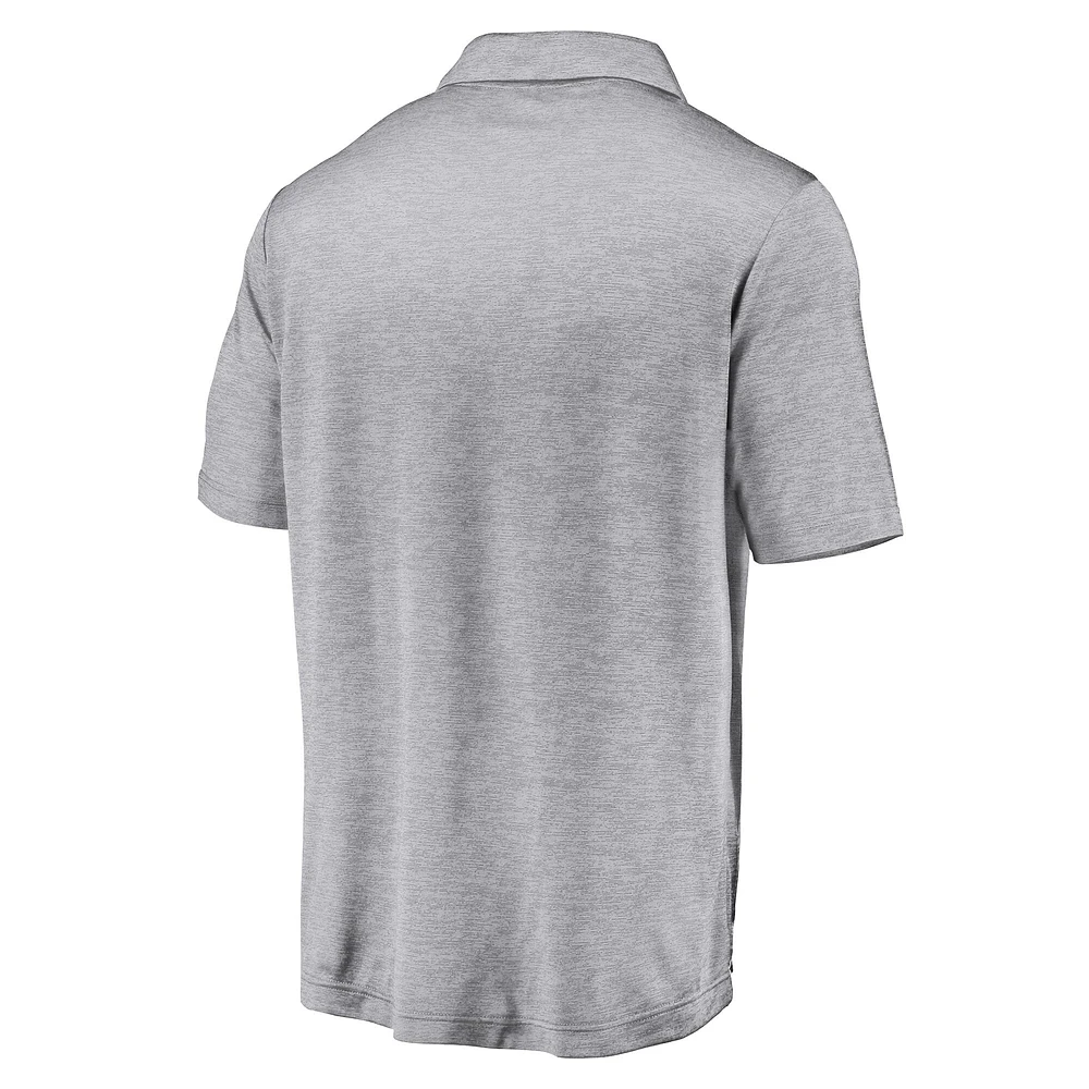 Men's Fanatics Gray Tennessee Volunteers Primary Logo Polo