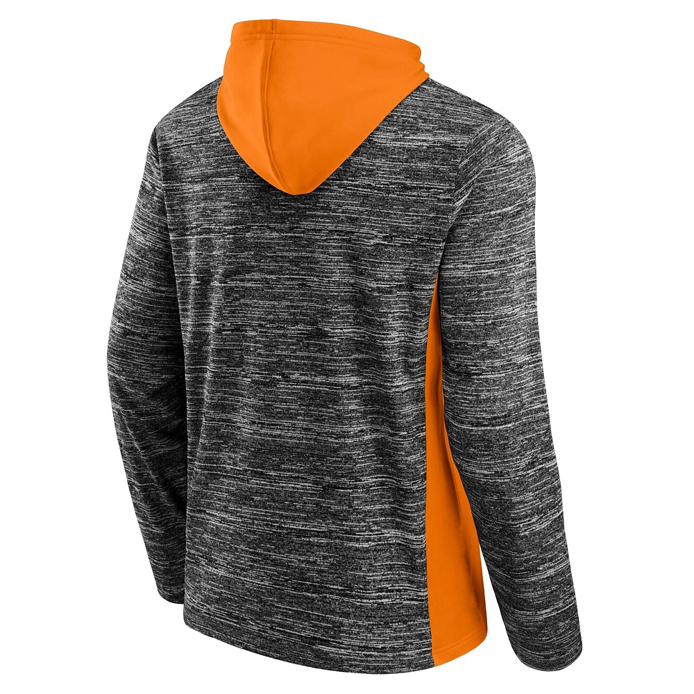 Sweat à capuche en polaire replay instantané Chiller Tennessee Volunteers Heather Charcoal Fanatics pour homme