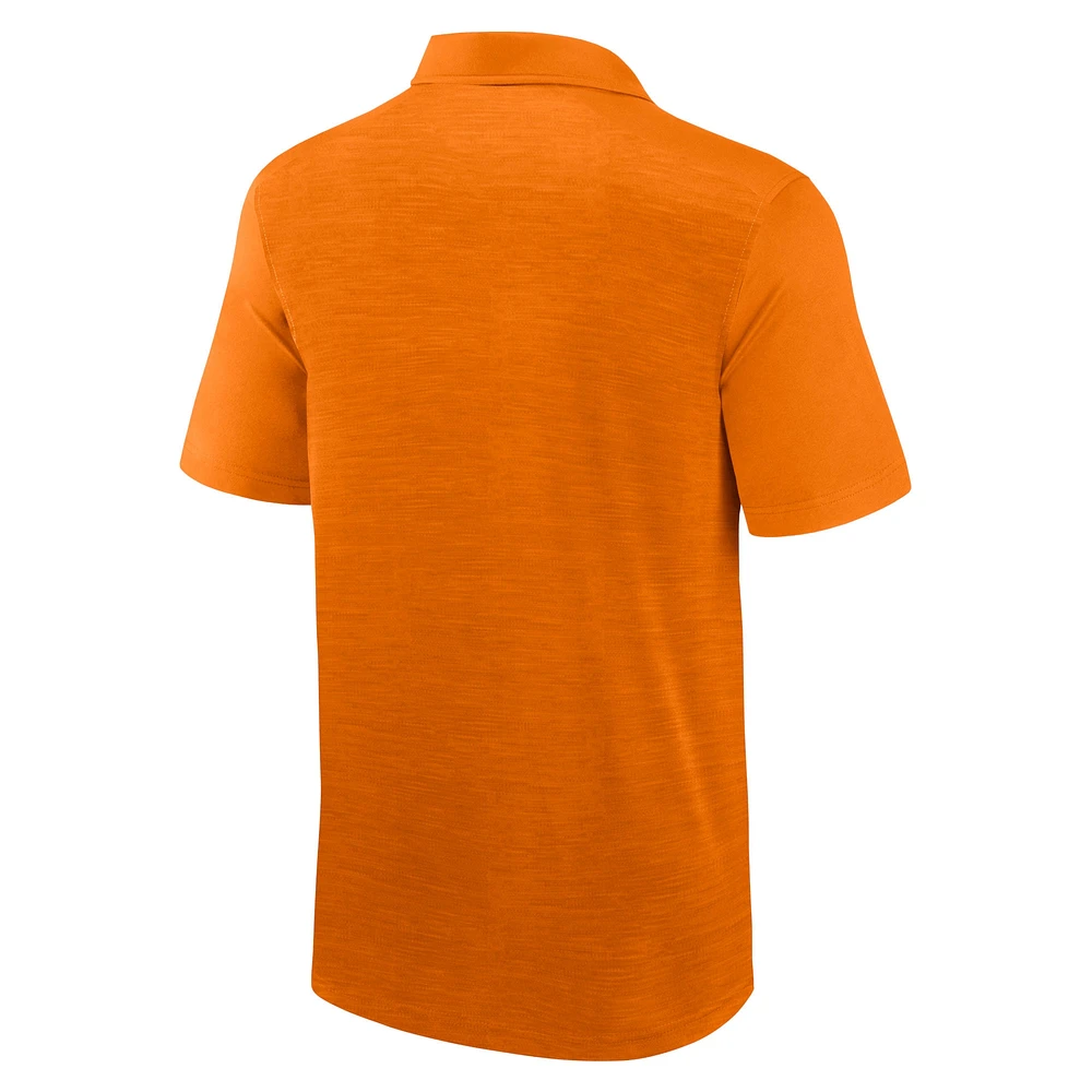 Men's Fanatics Heather Tennessee Orange Volunteers Classic Homefield Polo