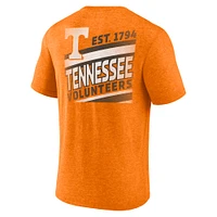 T-shirt Fanatics pour homme, orange, Tennessee Volunteers, idéal, délavé, tri-blend