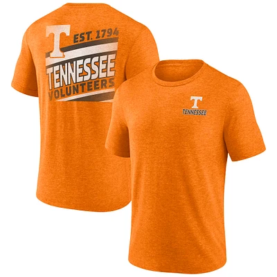 T-shirt Fanatics pour homme, orange, Tennessee Volunteers, idéal, délavé, tri-blend