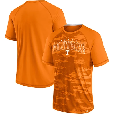 Men's Fanatics Tennessee Orange Volunteers Arch Outline Raglan T-Shirt