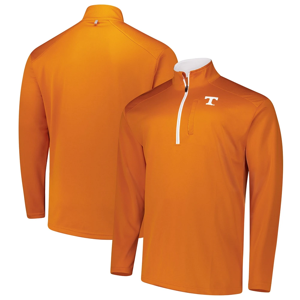 Men's Fanatics Tennessee Orange Volunteers Big & Tall Defender Quarter-Zip Top