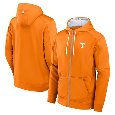 Sweat à capuche entièrement zippé Tennessee Volunteers Defender pour hommes Fanatics Orange