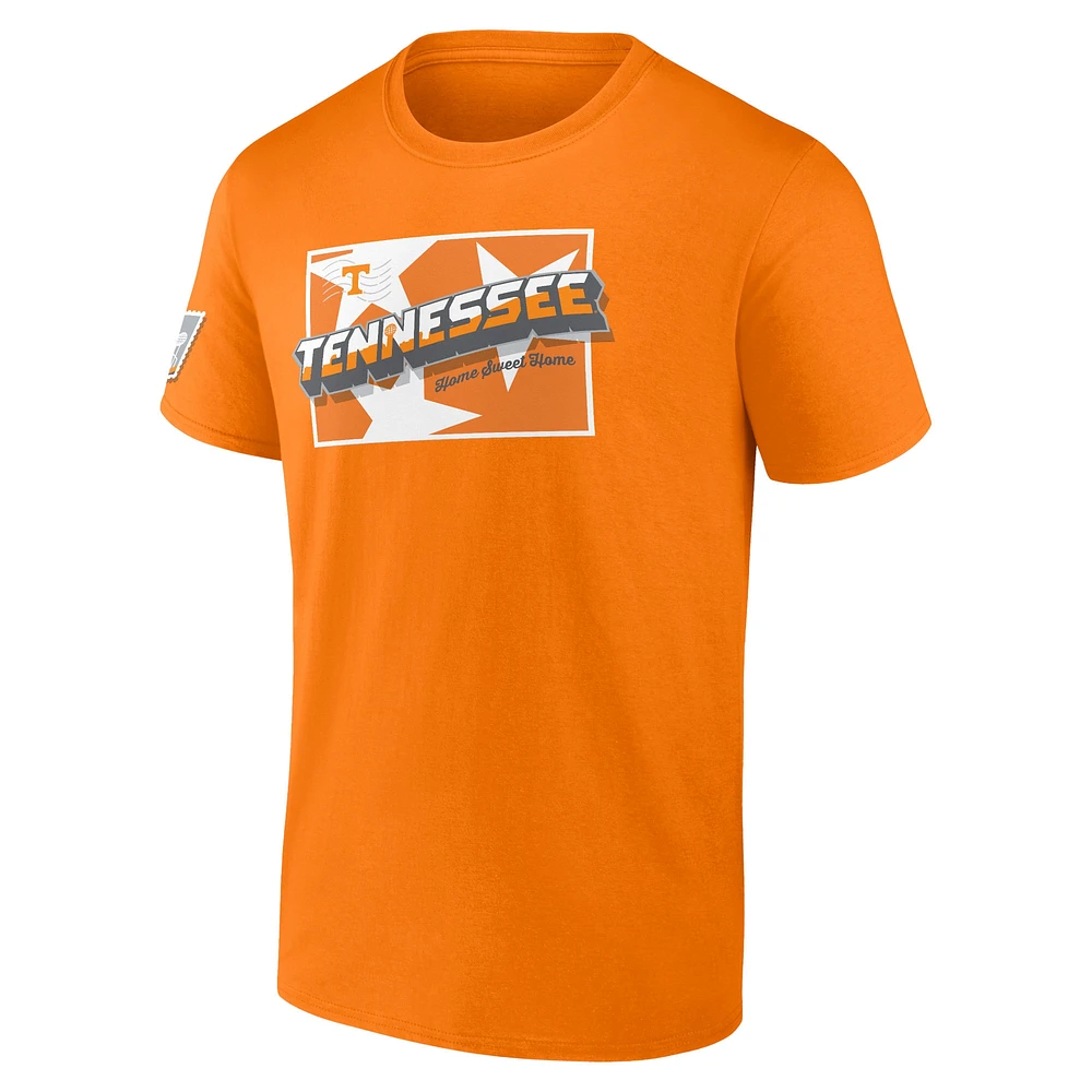 T-shirt de fan des volontaires du Tennessee Orange Fanatics pour hommes