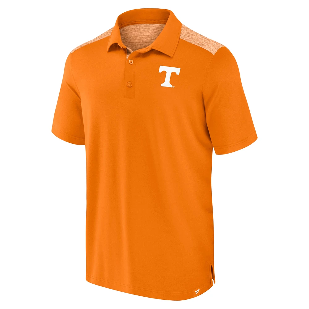 Men's Fanatics Tennessee Orange Volunteers Long Shot Polo