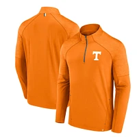 Men's Fanatics Tennessee Orange Volunteers Tonal Camo Quarter-Zip Raglan Top