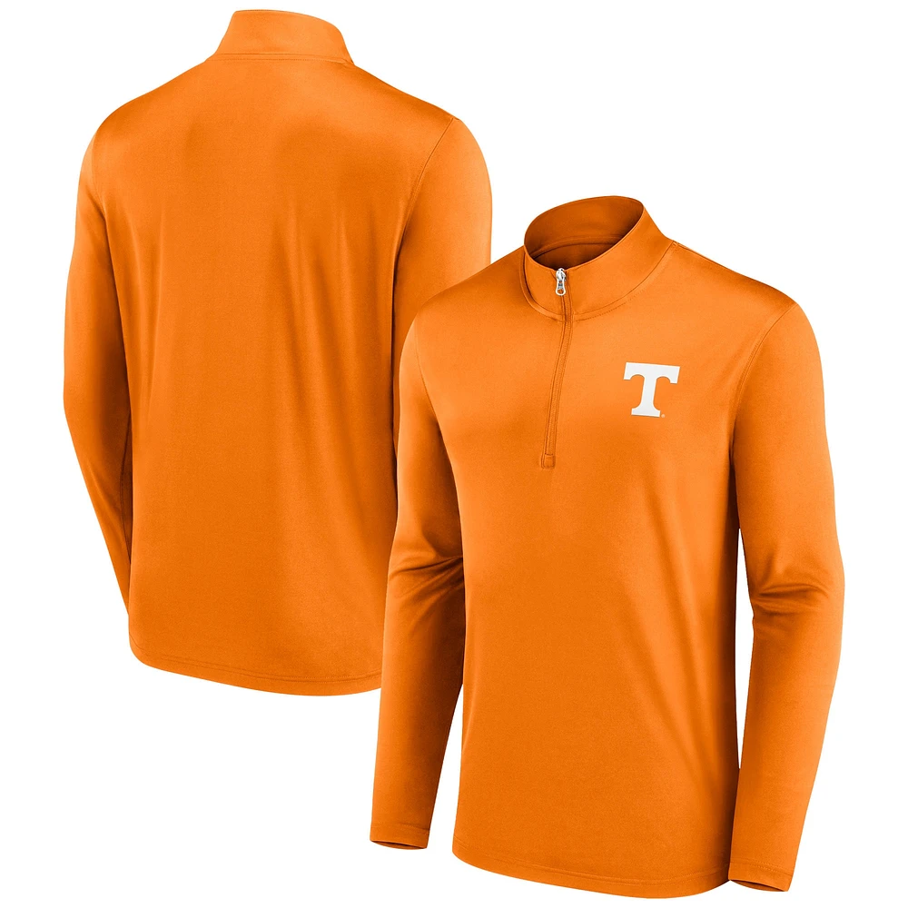 Haut à quart de zip Fanatics Tennessee Orange Volunteers Underdog Mindset pour hommes