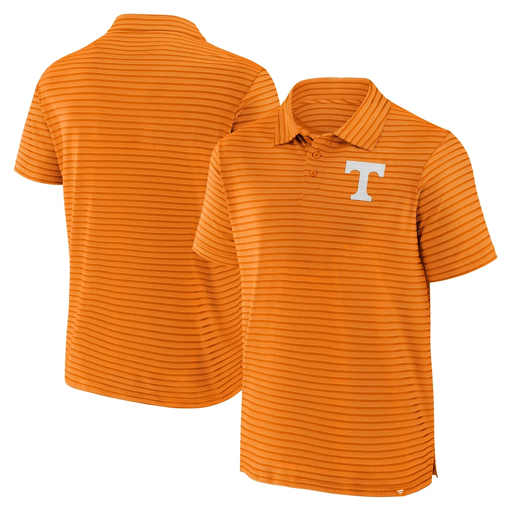Men's Fanatics Tennessee Orange Volunteers Victory Calls Stripe Polo
