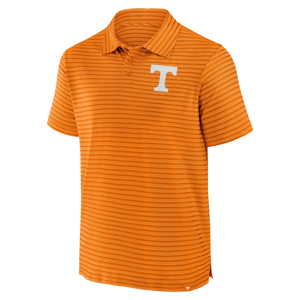 Men's Fanatics Tennessee Orange Volunteers Victory Calls Stripe Polo
