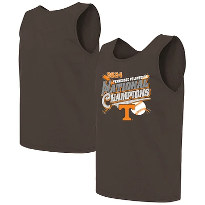 Débardeur Graphite Tennessee Volunteers 2024 NCAA pour hommes Baseball College World Series Champions