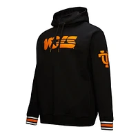 Men's Mitchell & Ness Black Tennessee Volunteers Chainstich Fleece Pullover Hoodie