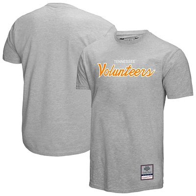Men's Mitchell & Ness  Gray Tennessee Volunteers Elite Script T-Shirt