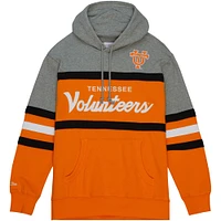 Sweat à capuche orange Mitchell & Ness Tennessee Volunteers Head Coach pour hommes