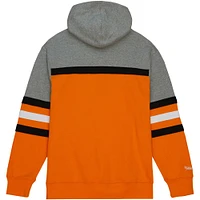 Men's Mitchell & Ness Orange Tennessee Volunteers Head Coach Pullover Hoodie