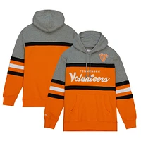 Sweat à capuche orange Mitchell & Ness Tennessee Volunteers Head Coach pour hommes