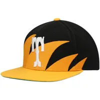 Men's Mitchell & Ness Tennessee Orange/Black Tennessee Volunteers Sharktooth Snapback Hat