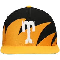 Men's Mitchell & Ness Tennessee Orange/Black Tennessee Volunteers Sharktooth Snapback Hat