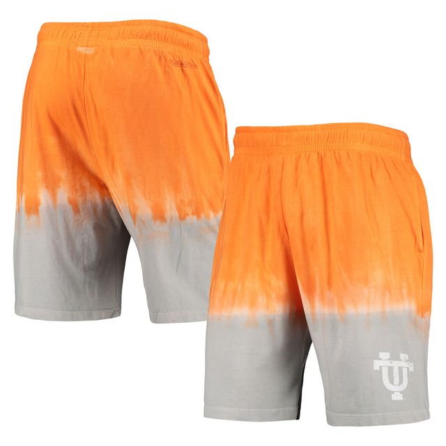 Short tie-dye Tennessee Volunteers Mitchell & Ness orange/gris pour hommes