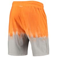 Men's Mitchell & Ness Tennessee Orange/Gray Volunteers Tie-Dye Shorts